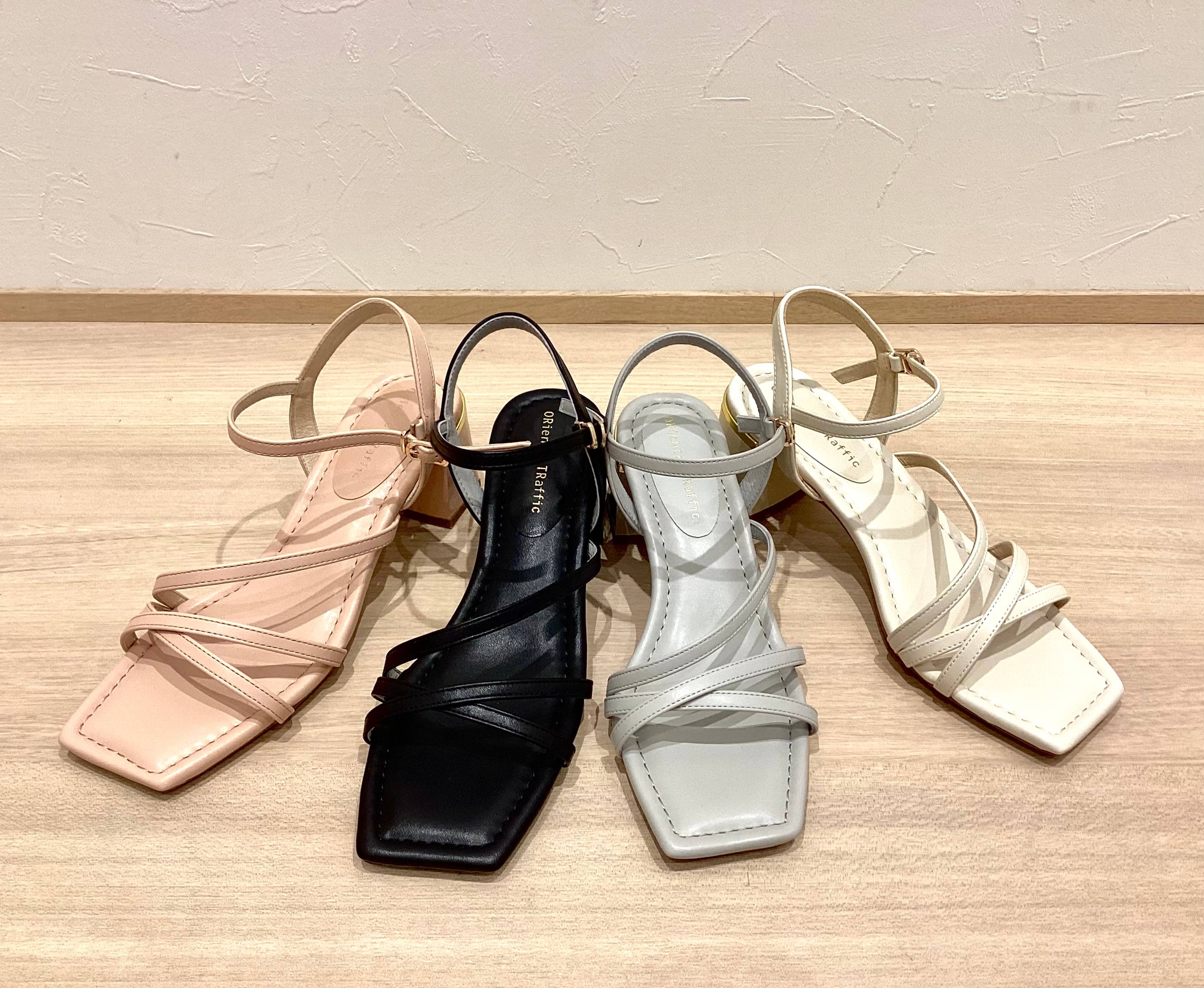 Loveshoetoria マルチカラーウェッジサンダル 殺し